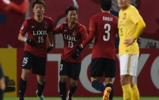 KASHIMA, JAPAN - APRIL 07:  Hiroyuki Takasaki #15 of Kashima Antlers looks on after the second goal during the AFC Champions League Group H match between Kashima Antlers and Guangzhou Evergrande at Kashima Stadium on April 7, 2015 in Kashima, Japan.  (Photo by Masashi Hara/Getty Images)