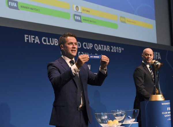 ZURICH, SWITZERLAND - September 16: FIFA Club World Cup Qatar 2019 draw at the FIFA headquarters on September 16, 2019 in Zurich, Switzerland. (Photo FIFA)