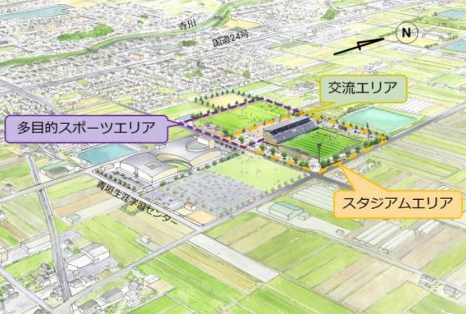 Jリーグ入り目指す奈良クラブに追い風　奈良県がJリーグ規格を満たす球技専用スタジアムの建設を検討か