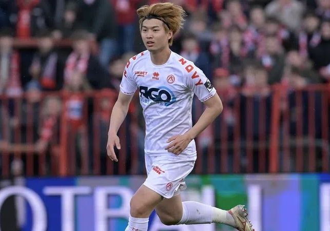 名古屋グランパスDF藤井陽也がベルギーKVコルトレイクへ完全移籍　今年1月から期限付き移籍でプレー