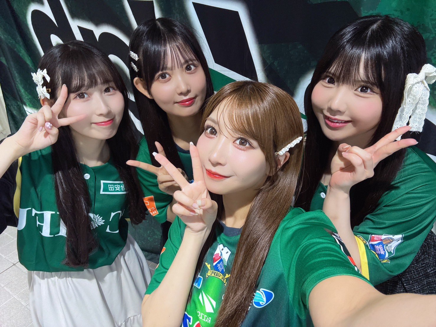 FC岐阜のホーム開幕戦で来場したSKE48井上瑠夏さん　当日のスコア予想を聞かれ「ズバリ7-0です」